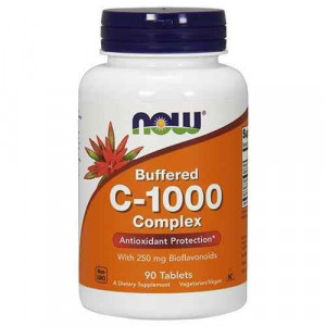 NOW Vitamin C-1000 Buffered- 90tabs.